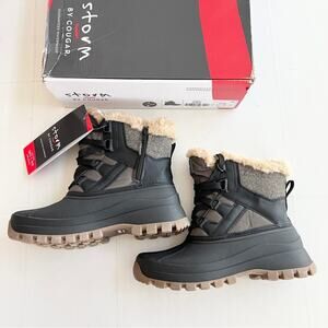 New STORM By COUGAR Fury Snow Boot Black Waterproof Women’s SIZE 7